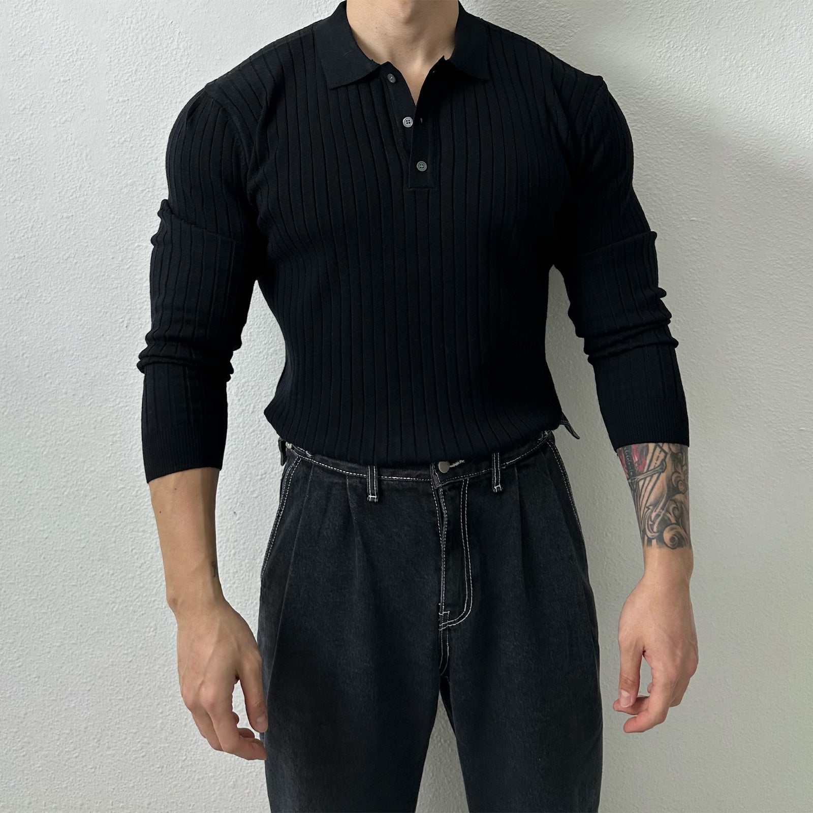 Alexandro Çizgili Polo Kazak