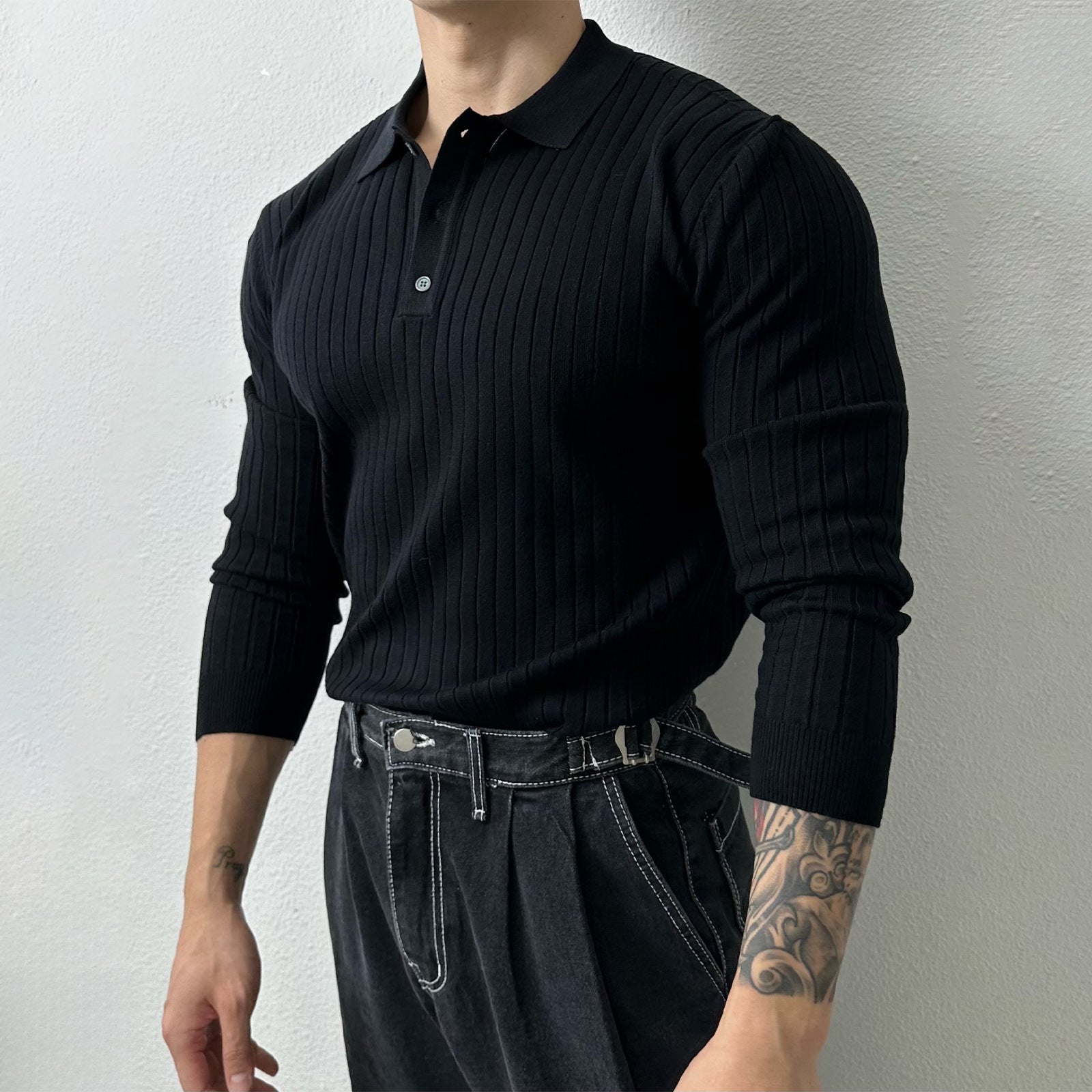 Alexandro Çizgili Polo Kazak