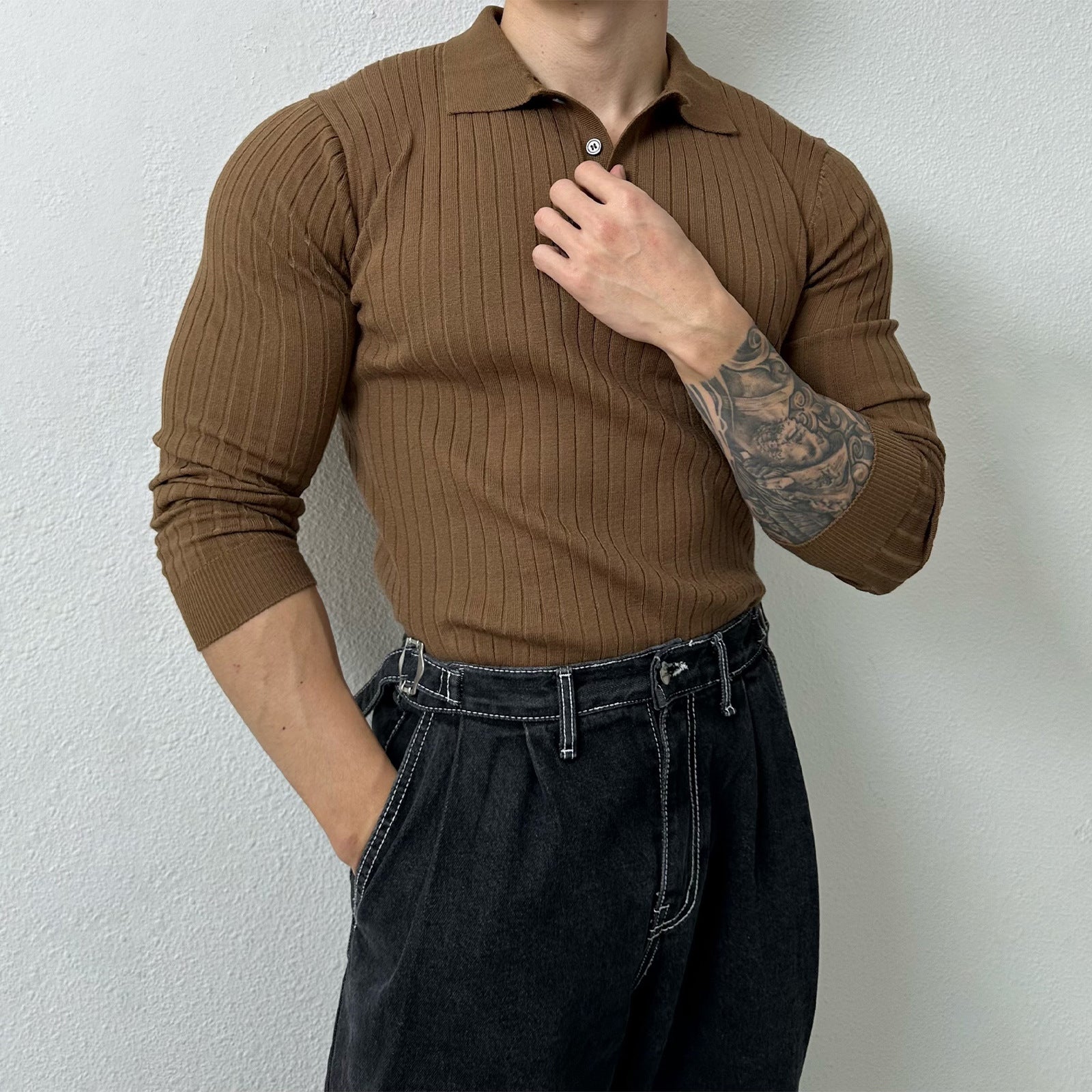 Alexandro Çizgili Polo Kazak