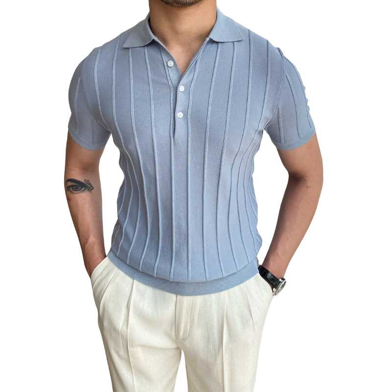 Vittorio Çizgili Polo T-shirt