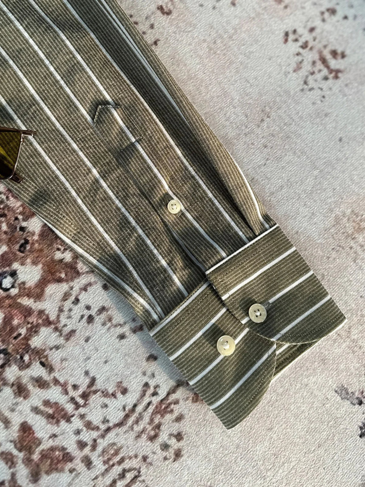 Mirano Çizgili Retro Gömlek