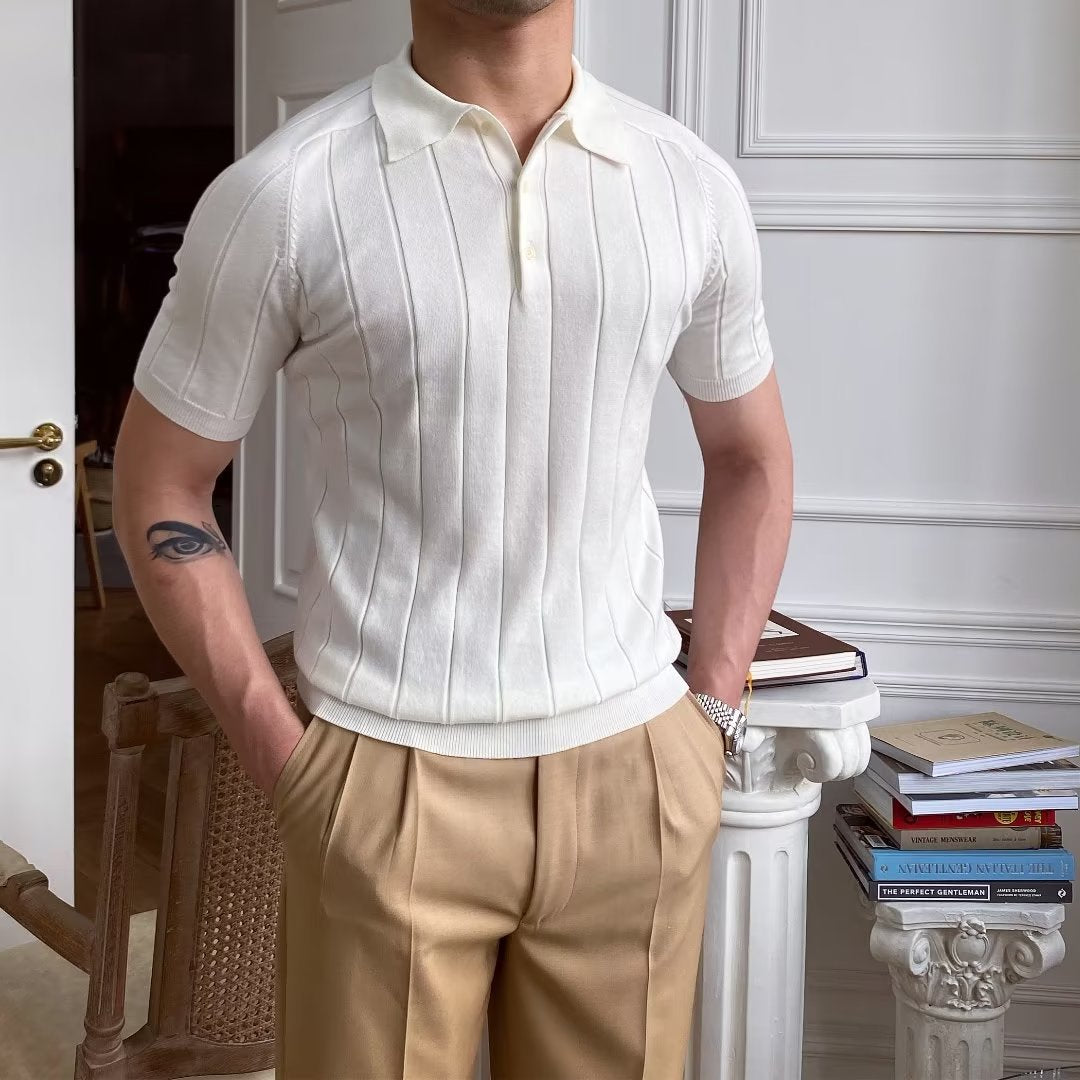 Sardinia Çizgili Polo T-shirt