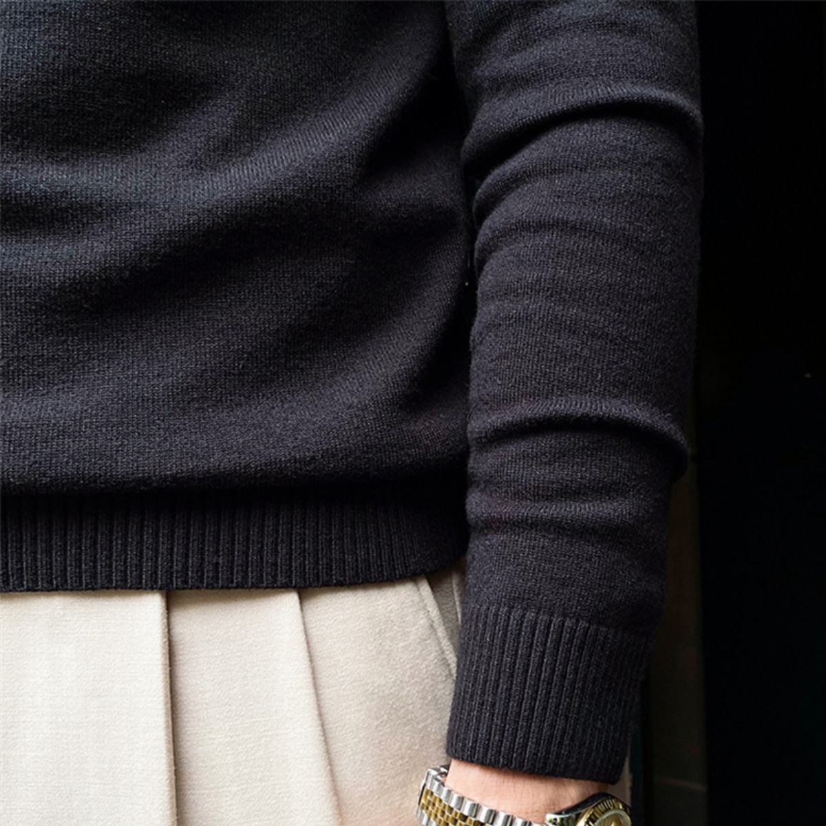 Savile Yarım Fermuarlı Kazak