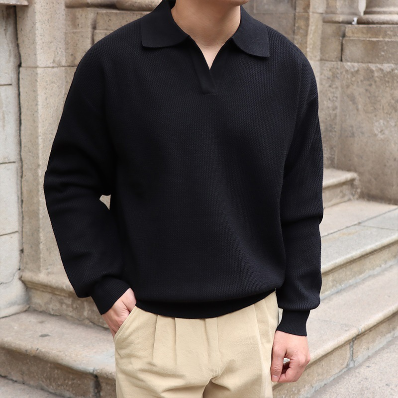 Vintage Dokulu Triko Polo Kazak