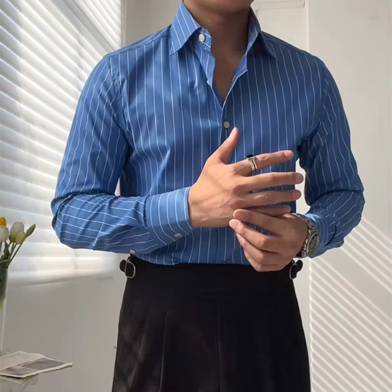 Valentino Çizgili Gömlek