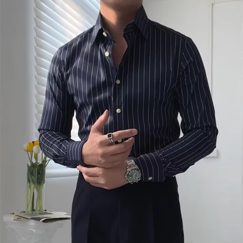 Valentino Çizgili Gömlek