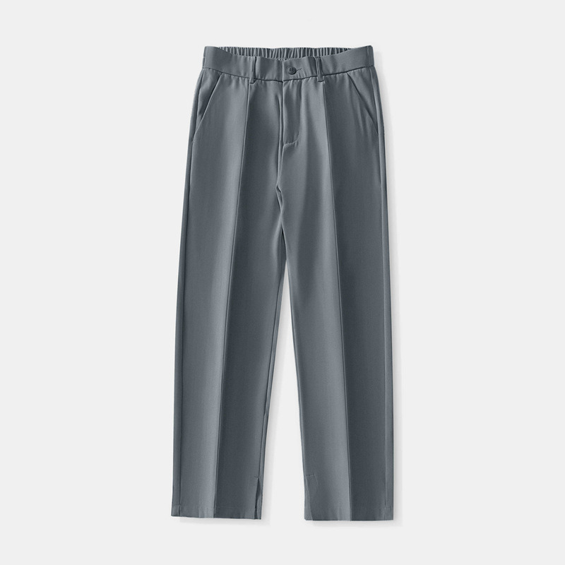 Lastikli Bel Klasik Denim Pantolon