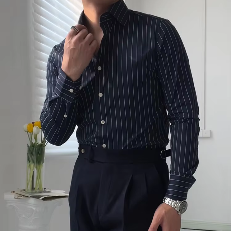Valentino Çizgili Gömlek