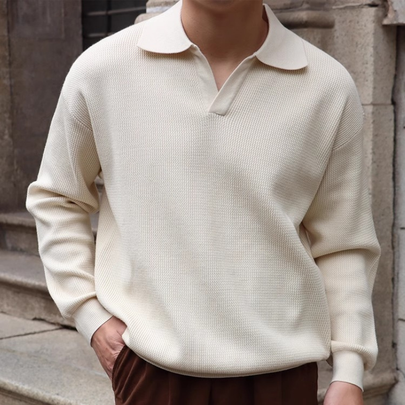 Vintage Dokulu Triko Polo Kazak
