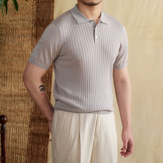 Alessandro Çizgili Polo t-shirt